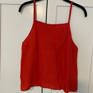 Boutique women’s linen square top